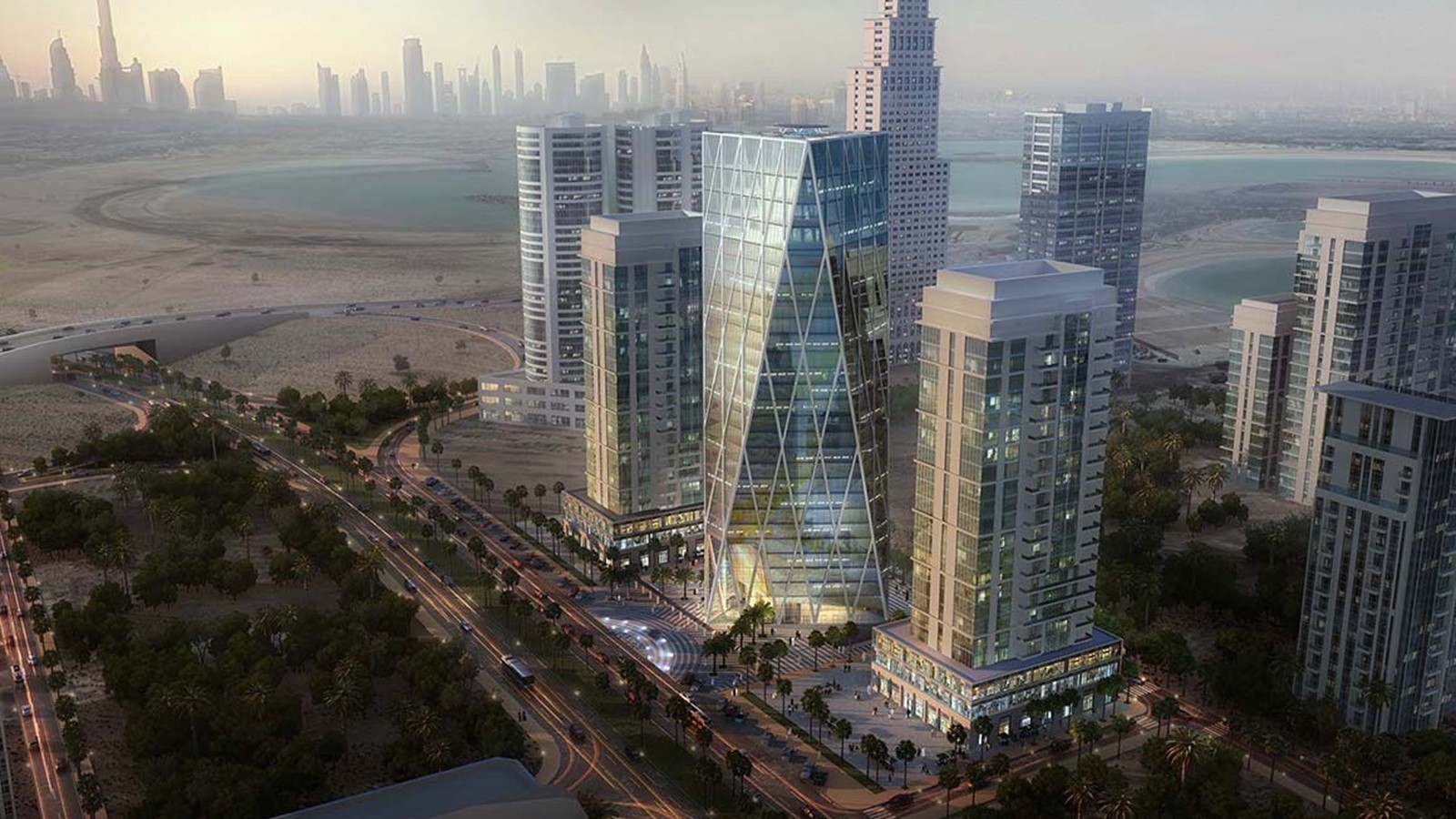 Citygate is the newest and most iconic landmark in Sharjah located at the intersection of Dubai and Sharjah